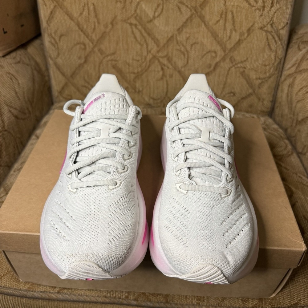 Brooks Glycerin Max 2 Grey Pink White 1204681B048 Women Size 8.5 Running Shoes - Picture 5 of 9